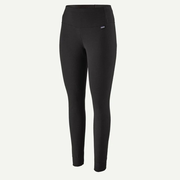 Patagonia Women's Capilene® Thermal Weight Bottoms Black size Medium - Picture 1 of 6
